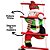 Boneco de Neve Pelúcia na Escada Madeira Prime Decorado 50cm - Wincy Natal - Imagem 3