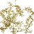 Galho Folhagem Ramificado Glitter Dourado Natal 1,75 metros - Art Christmas - Imagem 3