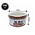 Lata Metal Redonda Natal Happy Holidays Papai Noel Com Visor 800ml - Art Christmas - Imagem 4