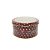 Pote Metal Redondo Decorado Natal Boneco de Neve Com Visor 800ml - Art Christmas - Imagem 1