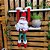 Papai Noel Pelúcia Decorativo Braços Para Pendurar 40cm - Art Christmas - Imagem 4