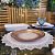 Prato Centro de Mesa Vidro Rosê Martelado Degradê Luxo 30cm - Home Decor - Imagem 3