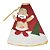 Saia para Árvore de Natal Decorada Linho Juta Vinho Boneco de Neve 60cm - Master Christmas - Imagem 4