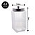 Conjunto 3 Porta Mantimento Vidro Tampa de Aço Inox e Acrílico Sydney - Lyor - Imagem 6