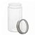 Porta Mantimento de Vidro com Tampa de Aço Inox e Acrílico Sydney 1,6L - Lyor - Imagem 4