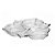Petisqueira de Cristal com 3 Divisórias Vintage 26cm x 4cm - Lyor - Imagem 1