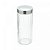 Porta Mantimento de Vidro com Tampa de Aço Inox e Visor de Acrílico Sydney 2,1L - Lyor - Imagem 3