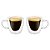 Conjunto 2 Xícaras Café Parede Dupla Vidro Borossilicato Modern 80ml - Lyor - Imagem 1