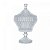 Conjunto 3 Potiche de Cristal Bomboniere Renaissance Prime - Lyor - Imagem 6