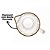 Jogo 6 Copos Diamond 270ml e Jarra Transparente Borda Dourada 1 Litro -Vivaflor Dercor - Imagem 5