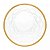 Jogo 6 Copos Diamond 270ml e Jarra Transparente Borda Dourada 1 Litro -Vivaflor Dercor - Imagem 7