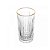 Jogo 6 Copos Alto de Cristal com Fio de Ouro Deli Diamante 280ml - Lyor - Imagem 4