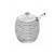 Açucareiro Cristal com Tampa e Colher Colméia 210ml - Lyor - Imagem 2