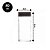 Conjunto 8 Potes de Vidro 80ml para Temperos e Suporte em Metal Preto - Lyor - Imagem 3