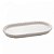Conjunto 3 Peças Banheiro Cerâmica Greece Branco e Prata - Lyor - Imagem 5