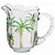 Conjunto Jarra e 6 Taças Cristal Palm Hand Painting - Lyor - Imagem 4