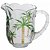 Conjunto Jarra e 6 Taças Cristal Palm Hand Painting - Lyor - Imagem 6