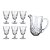 Conjunto Jarra com 6 Taças de Cristal Dublin Prime - Lyor - Imagem 5