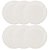 Jogo 6 Pratos para Sobremesa de Porcelana Clean 20cm - Lyor - Imagem 1