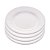 Jogo 6 Pratos Raso de Porcelana New Bone Pearl Branco 27cm - Lyor - Imagem 2