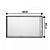Bandeja de Metal com Espelho Preta 20cm x 30cm x 4cm - Lyor - Imagem 3