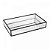 Bandeja de Metal com Espelho Preta 20cm x 30cm x 4cm - Lyor - Imagem 5