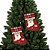 Kit Bota Natal Papai Noel Pelúcia Xadrez 25cm 2 Peças - Master Christmas - Imagem 4