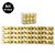 Super Kit 60 Bolas de Natal Glitter, Lisa e Fosca Dourada 4cm - Master Christmas - Imagem 5