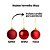 Super Kit 45 Bolas Natal Glitter, Lisa e Fosca Vermelha 4cm - Master Chistmas - Imagem 3