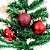 Kit 15 Bolas De Natal Glitter, Lisa e Fosca Vermelha 4cm - Master Christmas - Imagem 5
