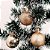 Kit 15 Bolas Natal Mista Glitter, Fosca, Lisa Champagne 4cm - Master Christmas - Imagem 2