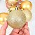 Kit 36 Bolas De Natal Mista Gliter, Fosca e Brilho Dourada 6cm - Master Christmas - Imagem 2