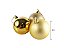 Kit 27 Bolas De Natal Mista Gliter, Fosca e Brilho Dourada 6cm - Master Christmas - Imagem 8