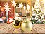 Kit 30 Bolas De Natal 8cm Mista Gliter, Fosco e Brilho Dourado - Master Christmas - Imagem 3