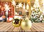 Kit 18 Bolas De Natal 8cm Mista Gliter, Fosco e Brilho Dourado - Master Christmas - Imagem 8