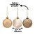Kit 36 Bolas Natal Mista Glitter, Fosca, Lisa Champanhe 6cm - Master Christmas - Imagem 6