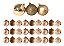 Kit 36 Bolas Natal Mista Glitter, Fosca, Lisa Champanhe 6cm - Master Christmas - Imagem 7