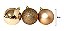 Kit 18 Bolas Natal Mista Glitter, Fosca, Lisa Champanhe 6cm - Master Christmas - Imagem 8