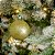 Kit 12 Bolas Natal Mista Gliter, Fosca e Lisa Dourada 5cm - Master Christmas - Imagem 2