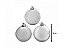 Kit 36 Bolas Natal Mista Gliter, Fosca e Lisa Prata 5cm - Master Christmas - Imagem 9