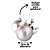 Kit 12 Bolas Natal Mista Gliter, Fosca e Lisa Prata 5cm - Master Christmas - Imagem 6