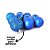 Kit 12 Bolas Natal Mista Gliter, Fosca e Lisa Azul Royal 5cm - Master Christmas - Imagem 2