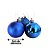 Kit 12 Bolas Natal Mista Gliter, Fosca e Lisa Azul Royal 5cm - Master Christmas - Imagem 3