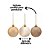 Kit 15 Bolas Natal Mista Glitter, Fosca e Brilho Champanhe 3cm - Master Christmas - Imagem 5