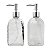 Kit Banheiro Porta Sabonete Líquido Vidro Clear 500ml 2 Unidades - Tuut - Imagem 9