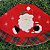 Saia Para Árvore de Natal Pelúcia Prime Papai Noel Vermelho e Xadrez 90cm - Master Christmas - Imagem 2