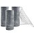 Kit 3 Telas Decoração Natal Fita Larga Prata Prime 15cm x 5 metros - Magizi - Imagem 1