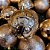 Jogo 16 Bolas Natal Champanhe Mista Luxo Textura Boneco de Neve 10cm - Master Christmas - Imagem 3