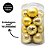 Jogo 16 Bolas Natal Mista Luxo Textura Boneco de Neve Dourado 10cm - Master Christmas - Imagem 3