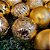Jogo 16 Bolas Natal Mista Luxo Textura Boneco de Neve Dourado 10cm - Master Christmas - Imagem 7